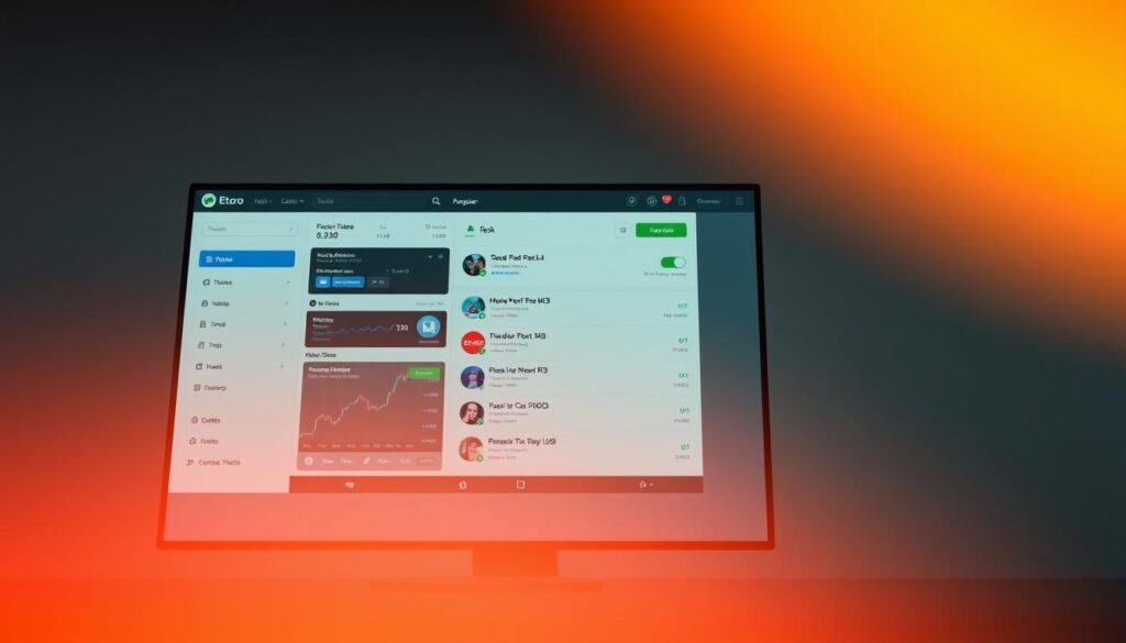 eToro社交化界面展示