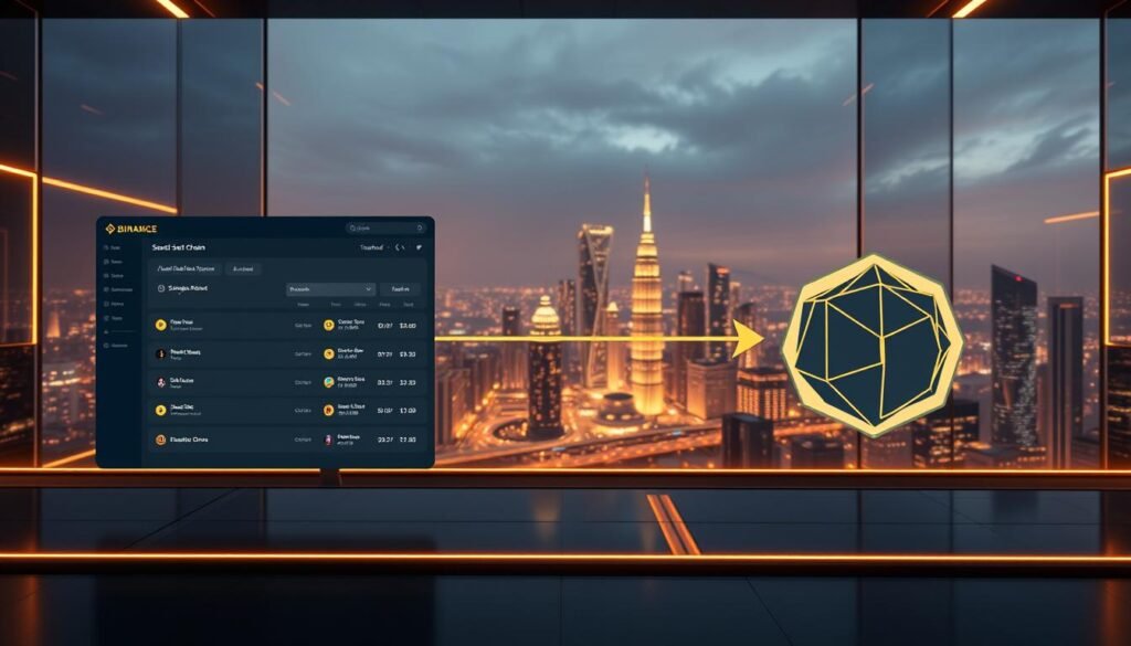 跨链操作界面演示